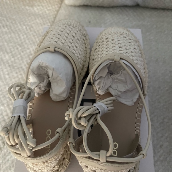 Aldo Picot slight wedge espadrilles Beige size 9 - Picture 4 of 7